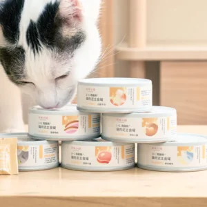 LADY FLAVOR  好味小姐  | 1+1 Chicken Essence Complete Canned Cat Food 80g 1+1 滴鸡精猫鲜食主食罐 80g